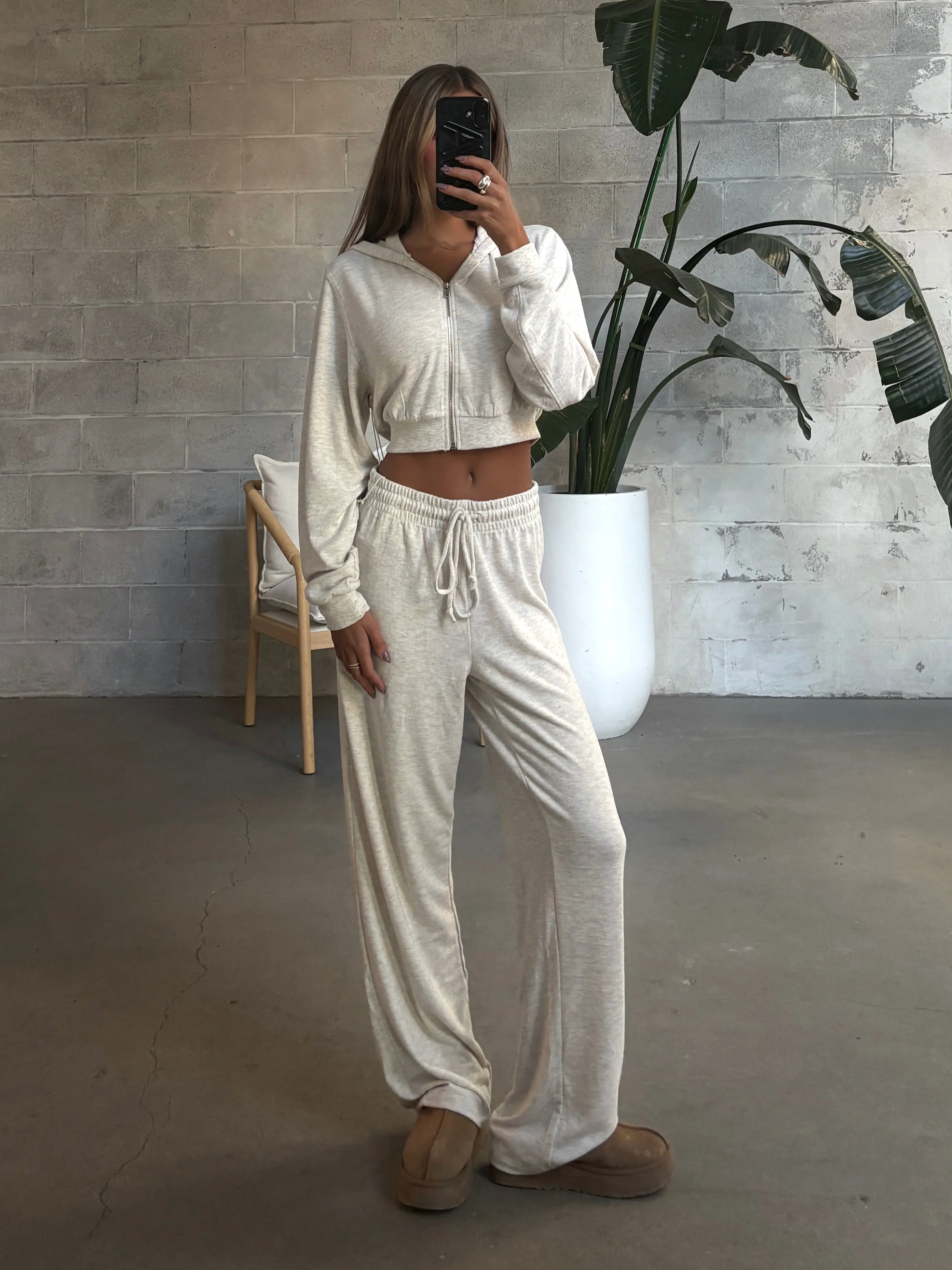 DEX Cropped Zip-Up Hoodie sold by 27 Boutique product image thumbnail 3