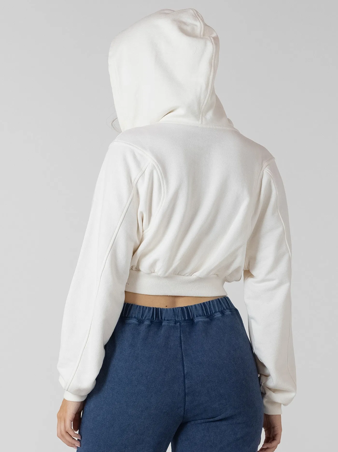 DEX Cropped Zip-Up Hoodie sold by 27 Boutique product image thumbnail 5