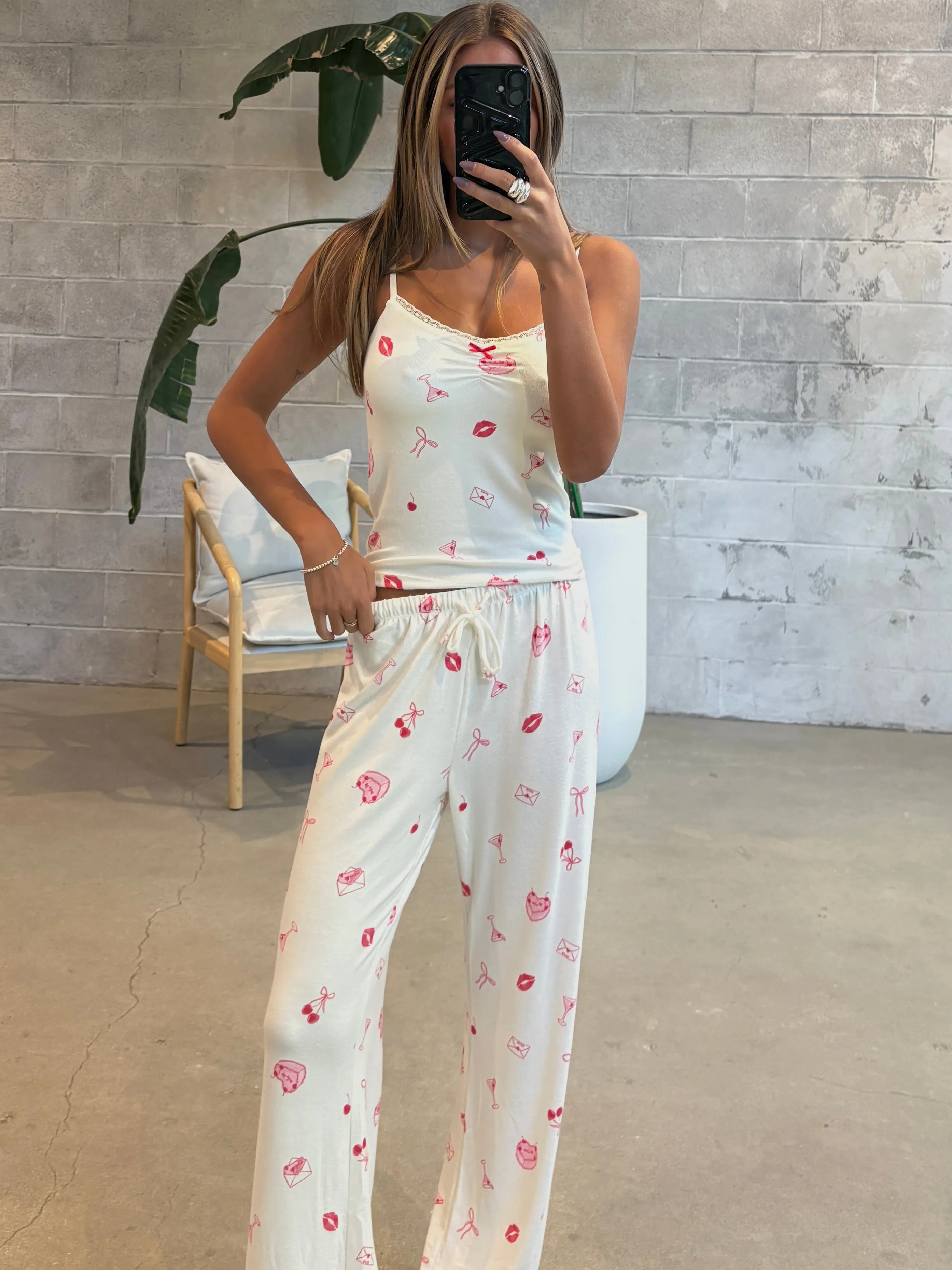 Z SUPPLY So Sweet Cami & Pant Lounge Set sold by 27 Boutique