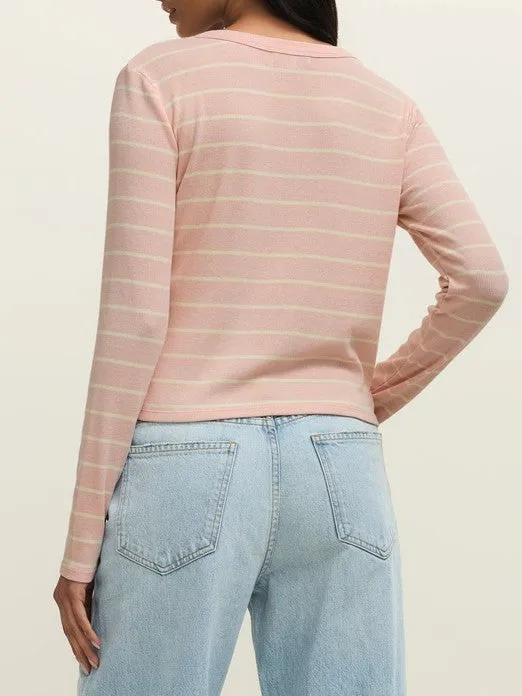 Z SUPPLY Ferris Striped Henley Top sold by 27 Boutique product image thumbnail 3