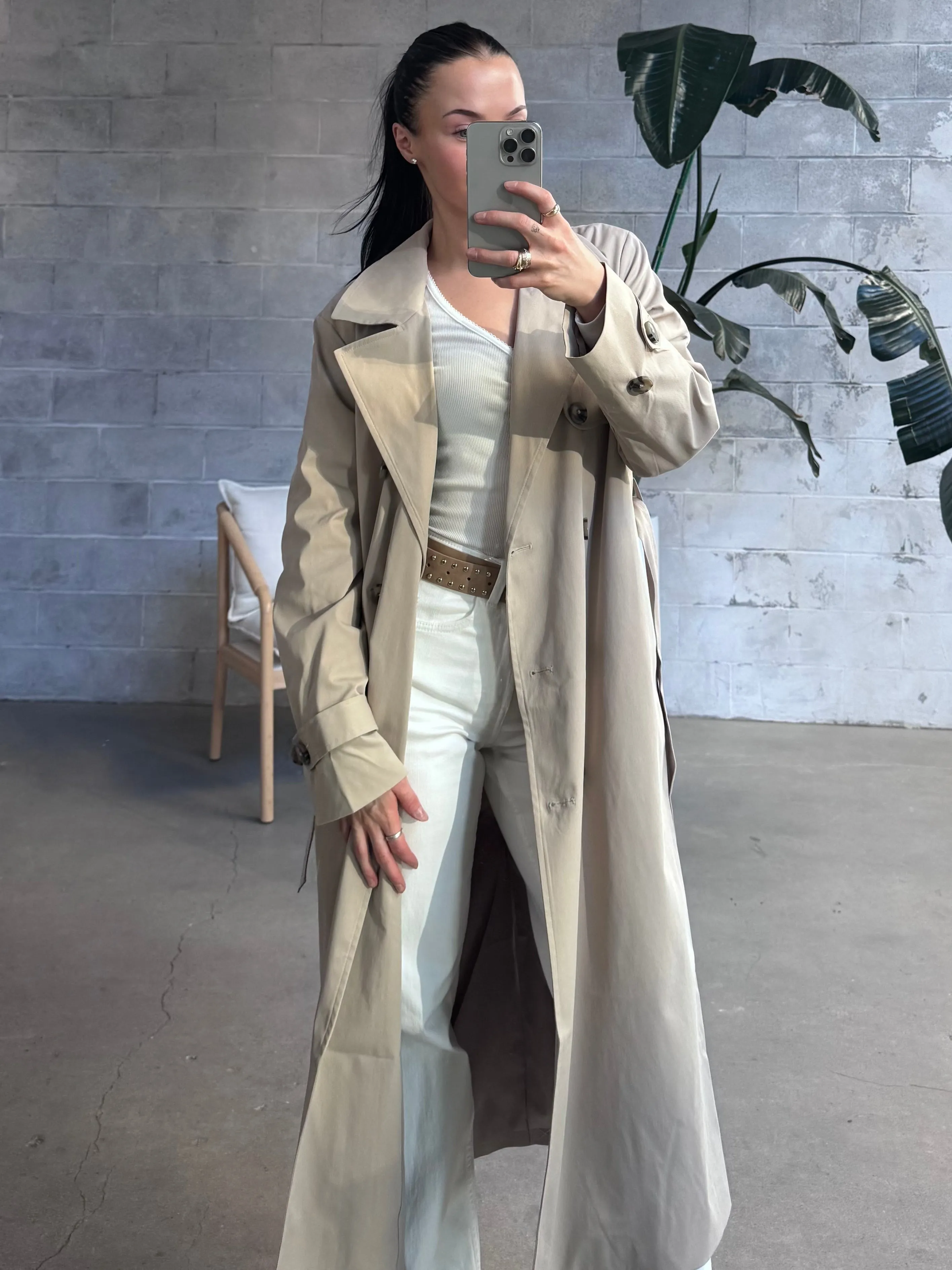 ONLY Isa Long Trench Coat sold by 27 Boutique product image thumbnail 3