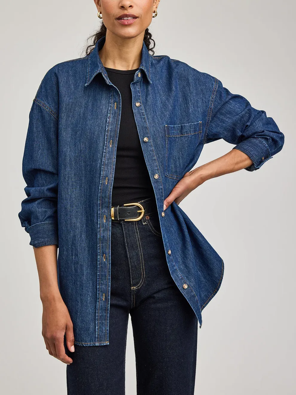 GENTLE FAWN Whitney Denim Button Down Shirt sold by 27 Boutique product image thumbnail 3
