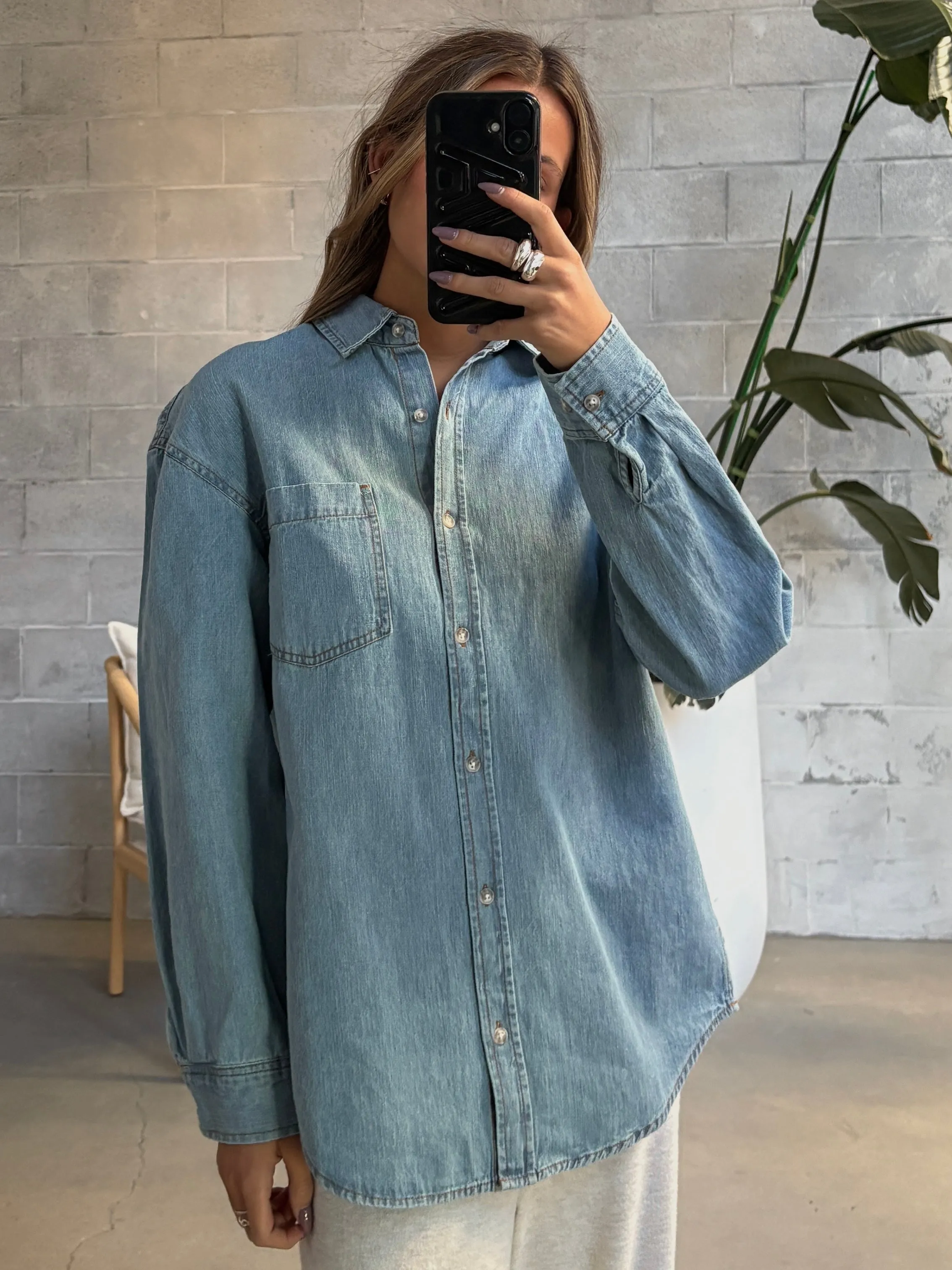 GENTLE FAWN Whitney Denim Button Down Shirt sold by 27 Boutique product image thumbnail 2