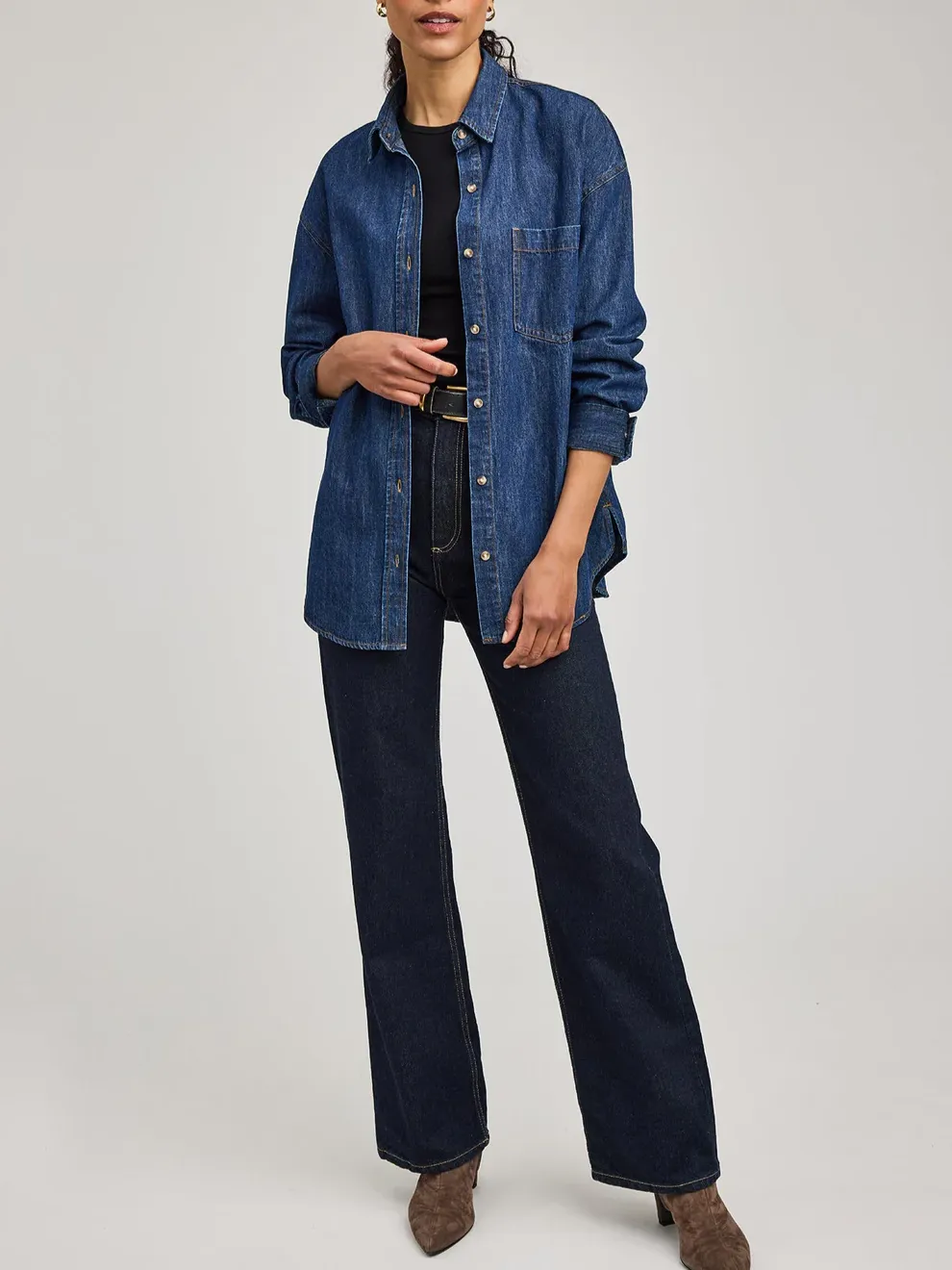 GENTLE FAWN Whitney Denim Button Down Shirt sold by 27 Boutique product image thumbnail 4