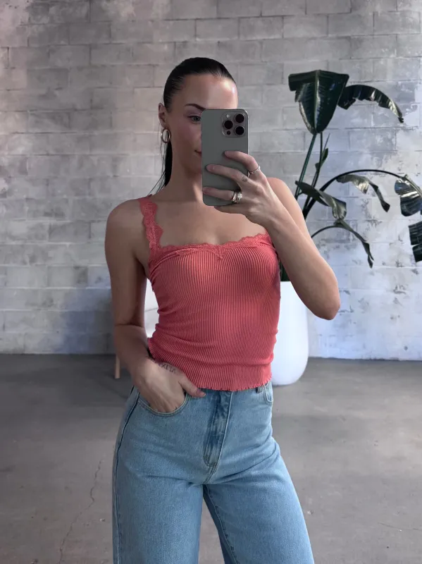 FREE PEOPLE Spring Fever Cami made by 27 Boutique