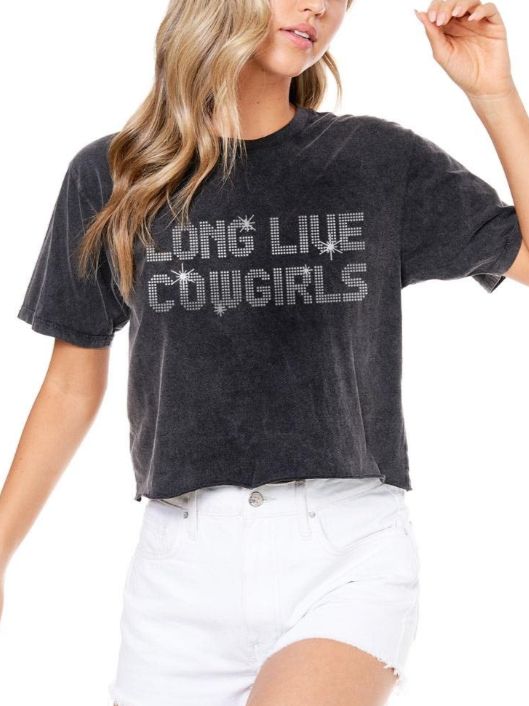 27 Jessie Long Live Cowgirls Graphic Cropped Tee sold by 27 Boutique product image thumbnail 3