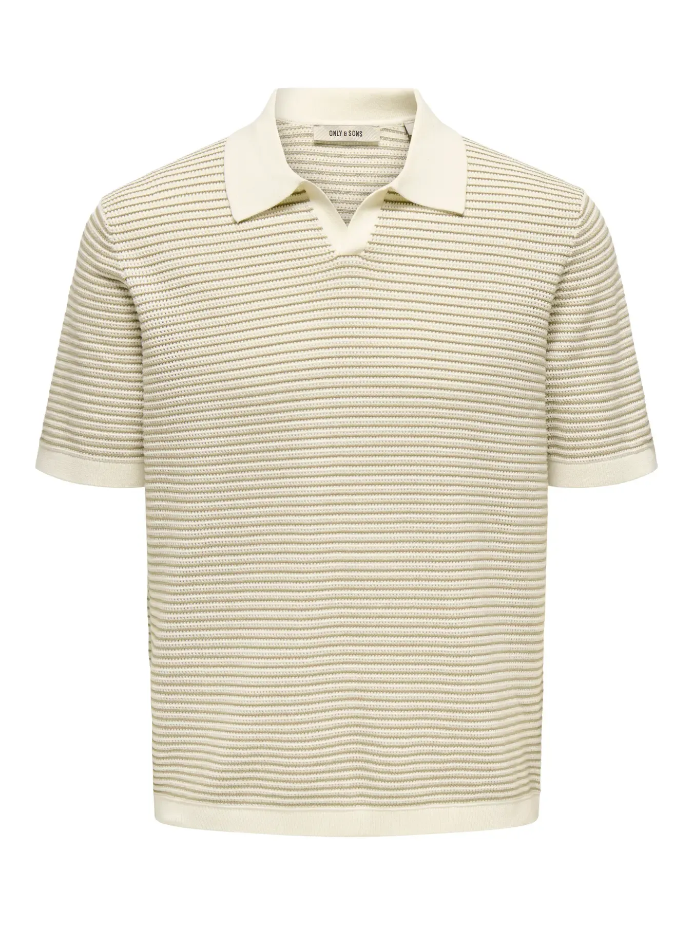 ONLY + SONS Men's Kian Striped Polo Knit Tee sold by 27 Boutique