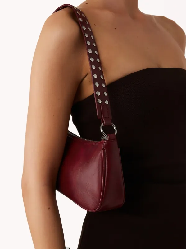 BILLINI Rae Studded Shoulder Bag sold by 27 Boutique