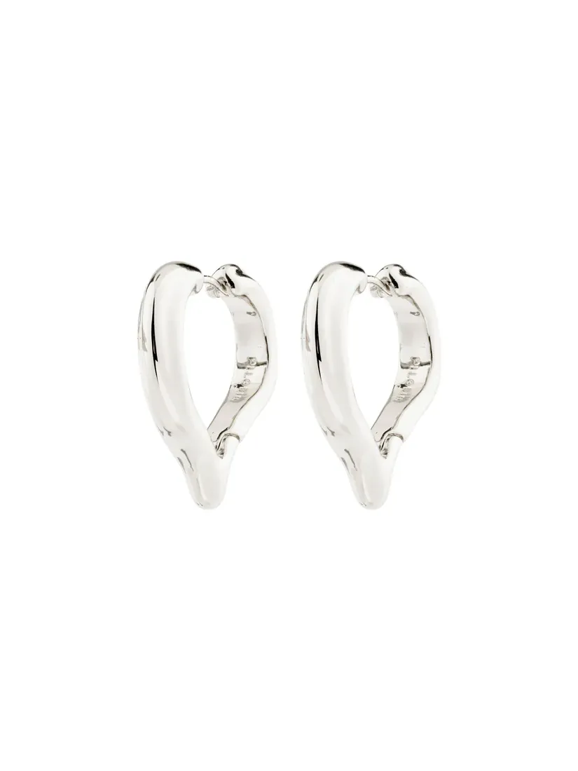 PILGRIM Iris Heart Hoop Earrings sold by 27 Boutique