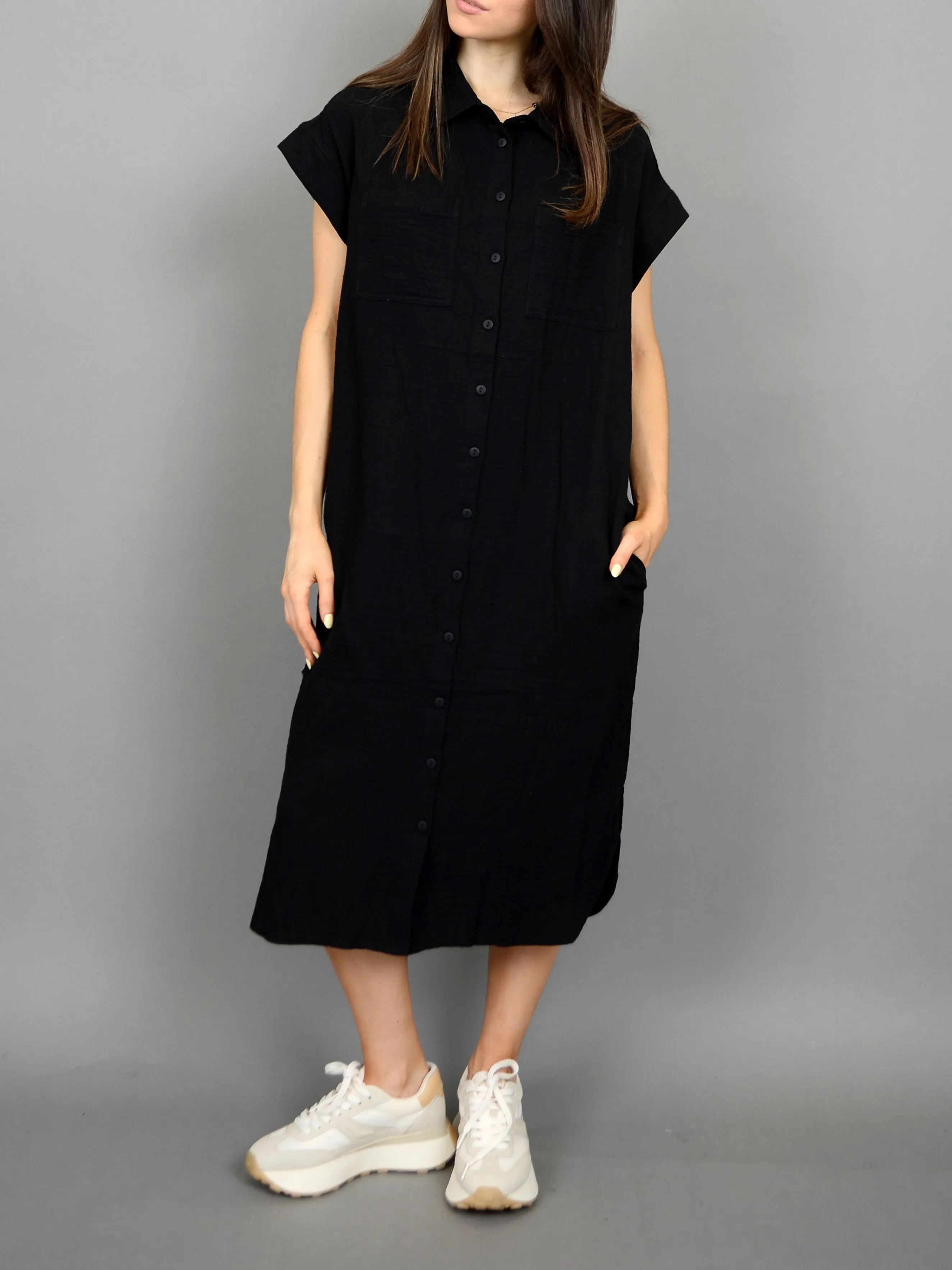 RD STYLE Aira Gauze Button Down Shirt / Dress sold by 27 Boutique product image thumbnail 2
