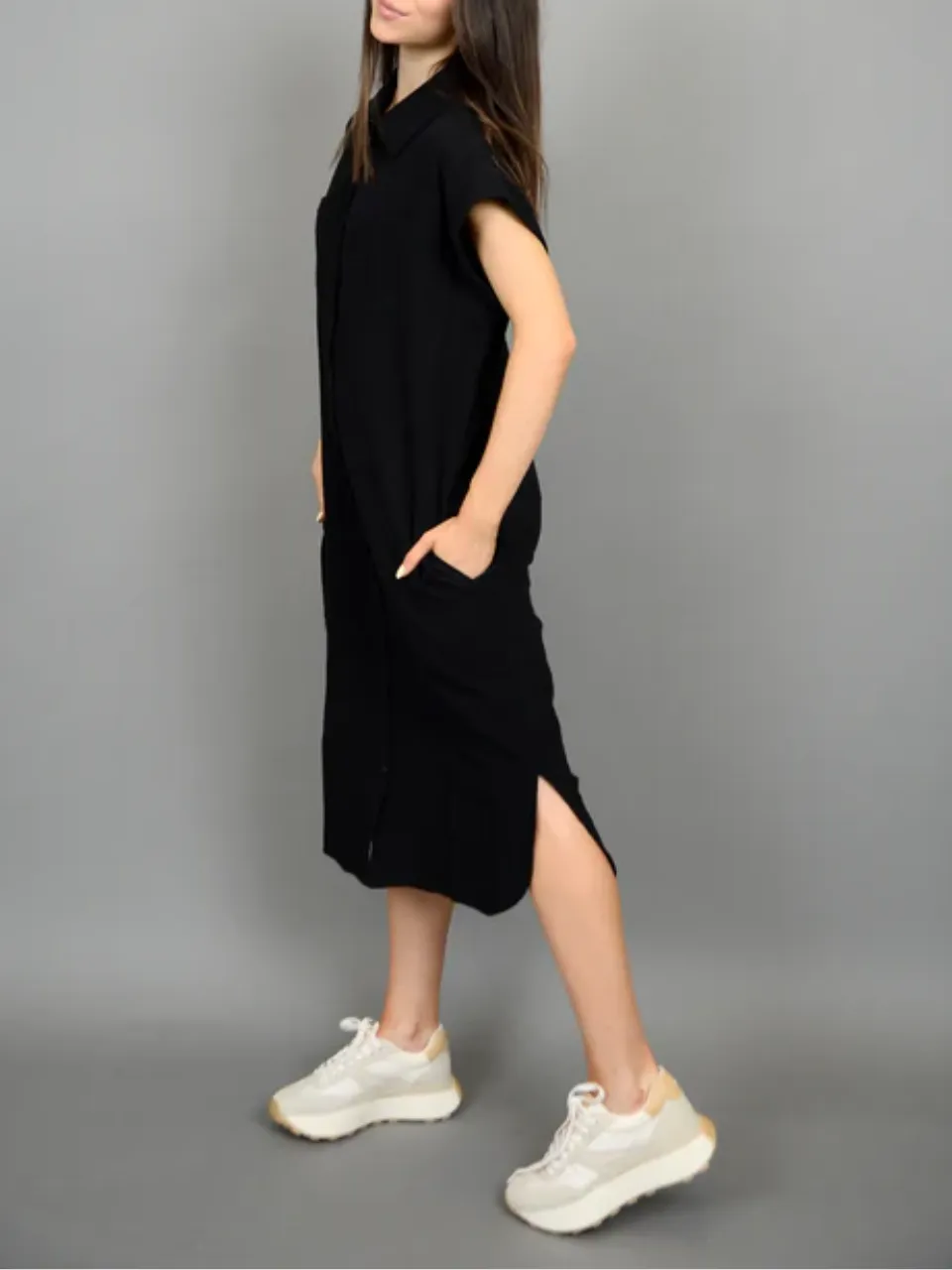RD STYLE Aira Gauze Button Down Shirt / Dress sold by 27 Boutique product image thumbnail 3