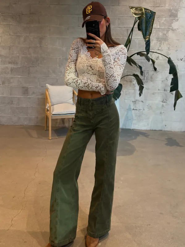 FREE PEOPLE Libre Wide Leg Jeans made by Free People