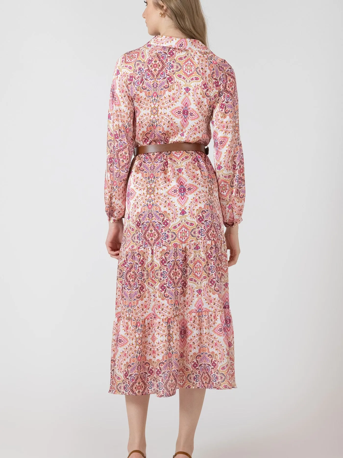 BLACK TAPE Belted Button Front Midi Dress sold by 27 Boutique product image thumbnail 5