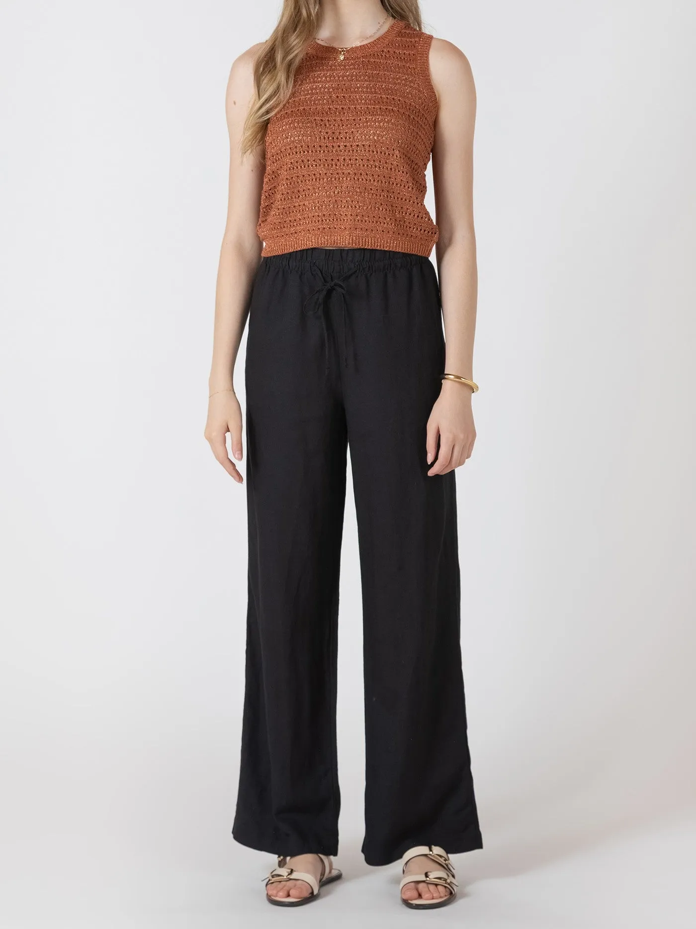 DEX Drawstring Waist Linen Pant sold by 27 Boutique product image thumbnail 5