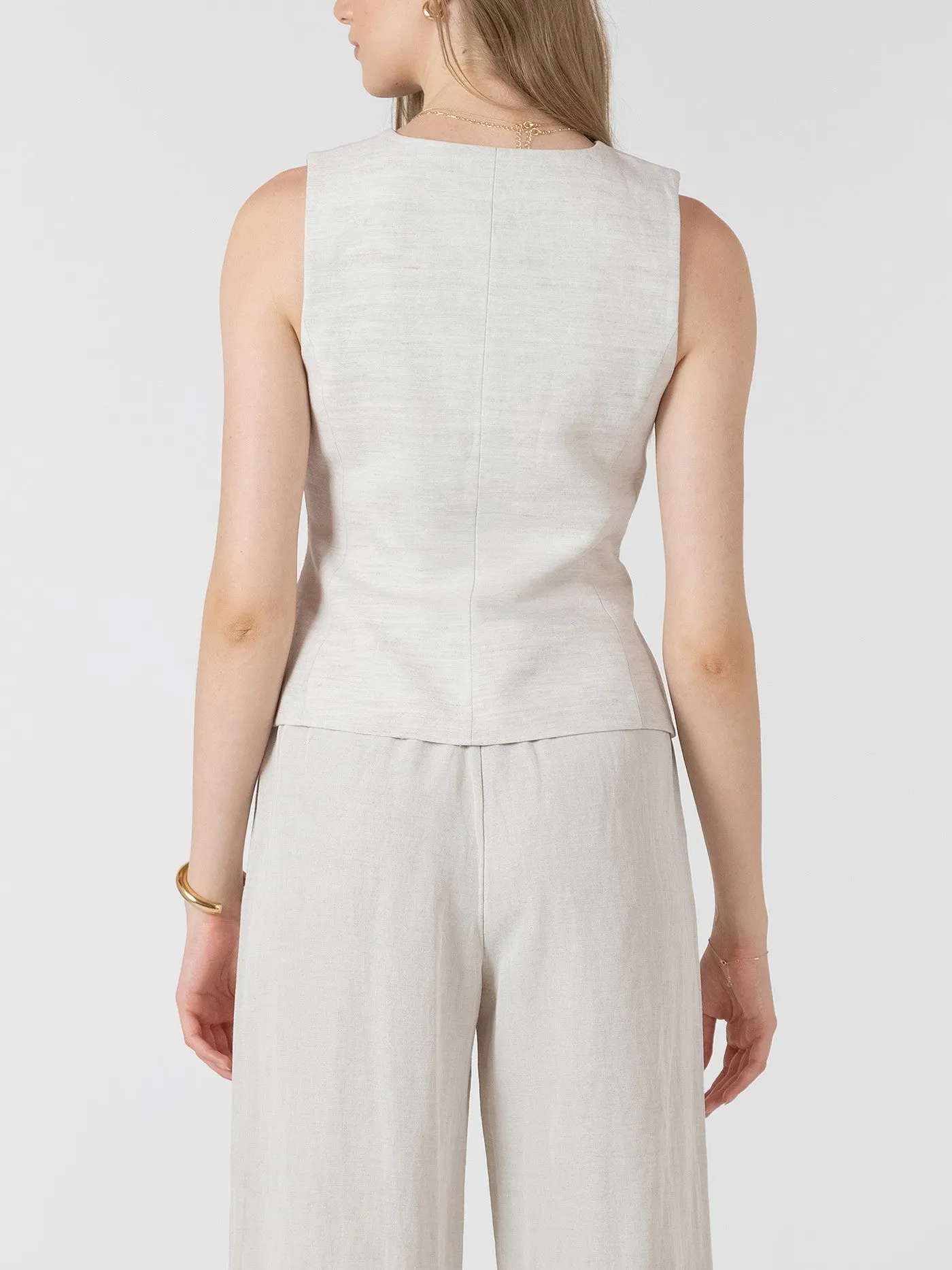 DEX Button Front Vest sold by 27 Boutique product image thumbnail 4