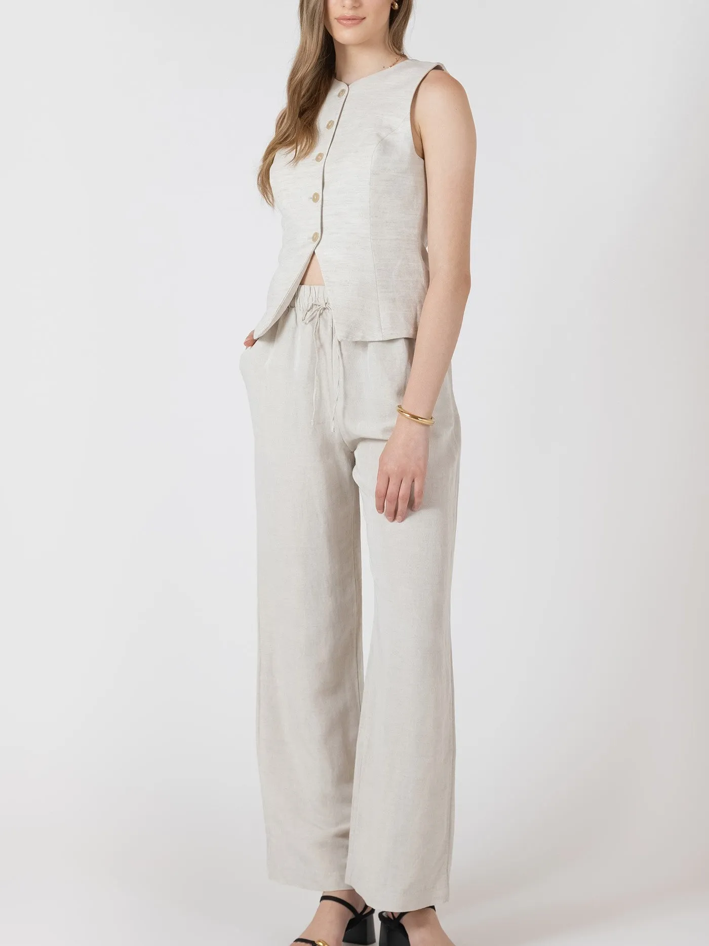 DEX Button Front Vest sold by 27 Boutique product image thumbnail 3