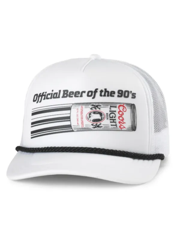 AMERICAN NEEDLE Coors Light 'Beer of the 90s' Foamy Roscoe Hat made by American Needle