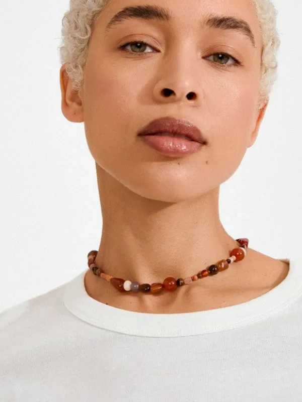 PILGRIM Iris Beaded Necklace sold by 27 Boutique