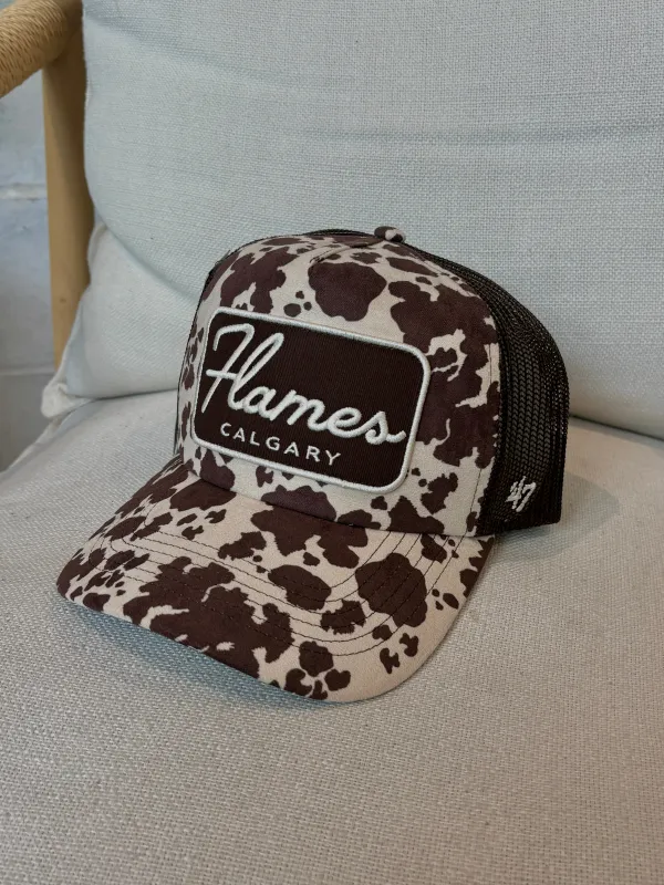 '47 BRAND Calgary Flames Bessie Hitch Cap made by 27 Boutique