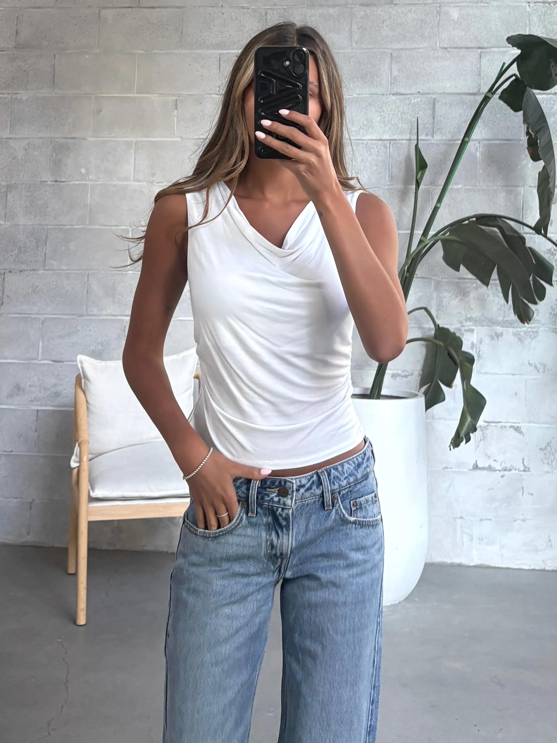 GENTLE FAWN Cassidy Cowl Neck Sleeveless Top sold by 27 Boutique