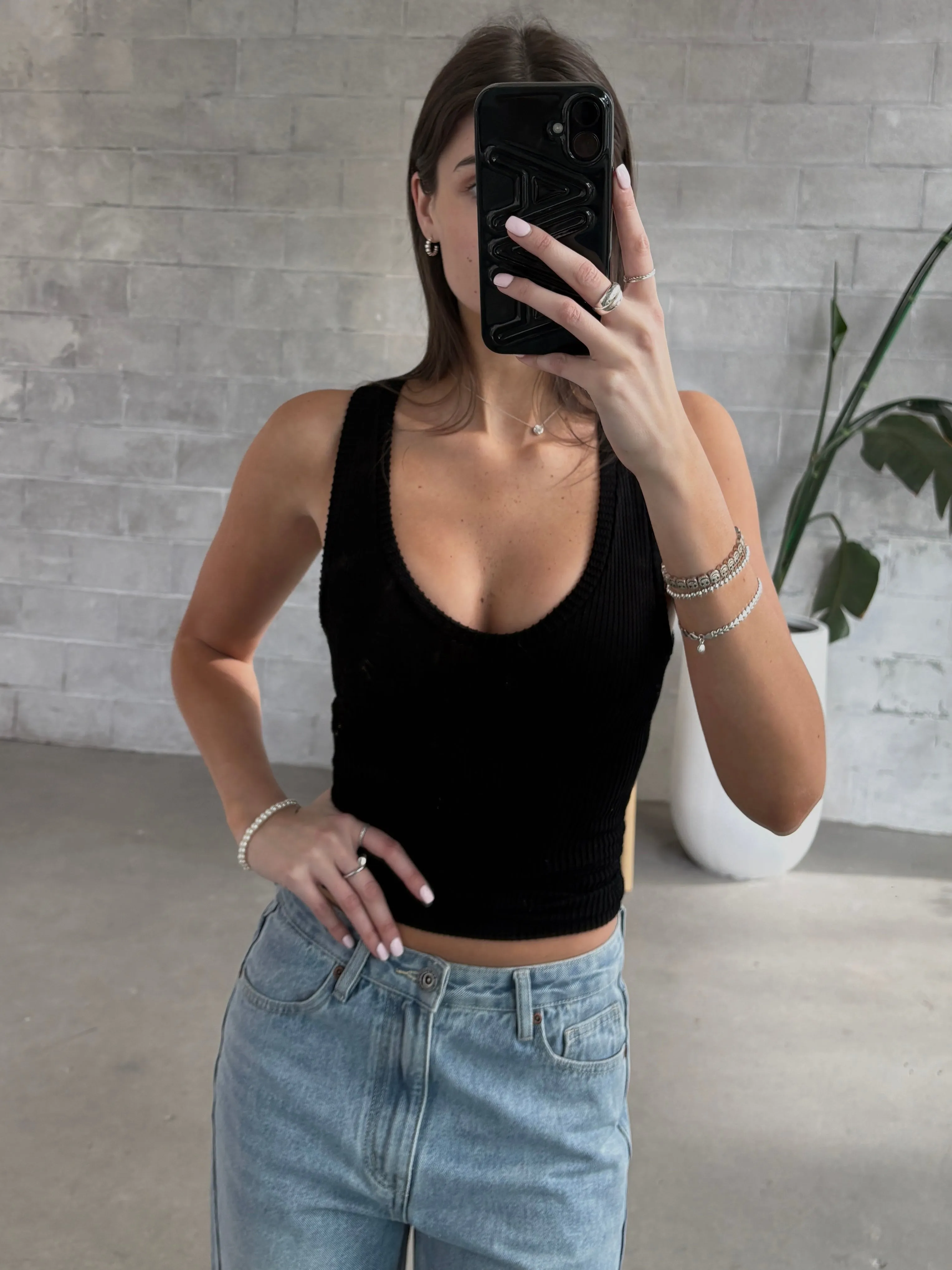 C'EST MOI Seamless Textured Tank sold by 27 Boutique product image thumbnail 2