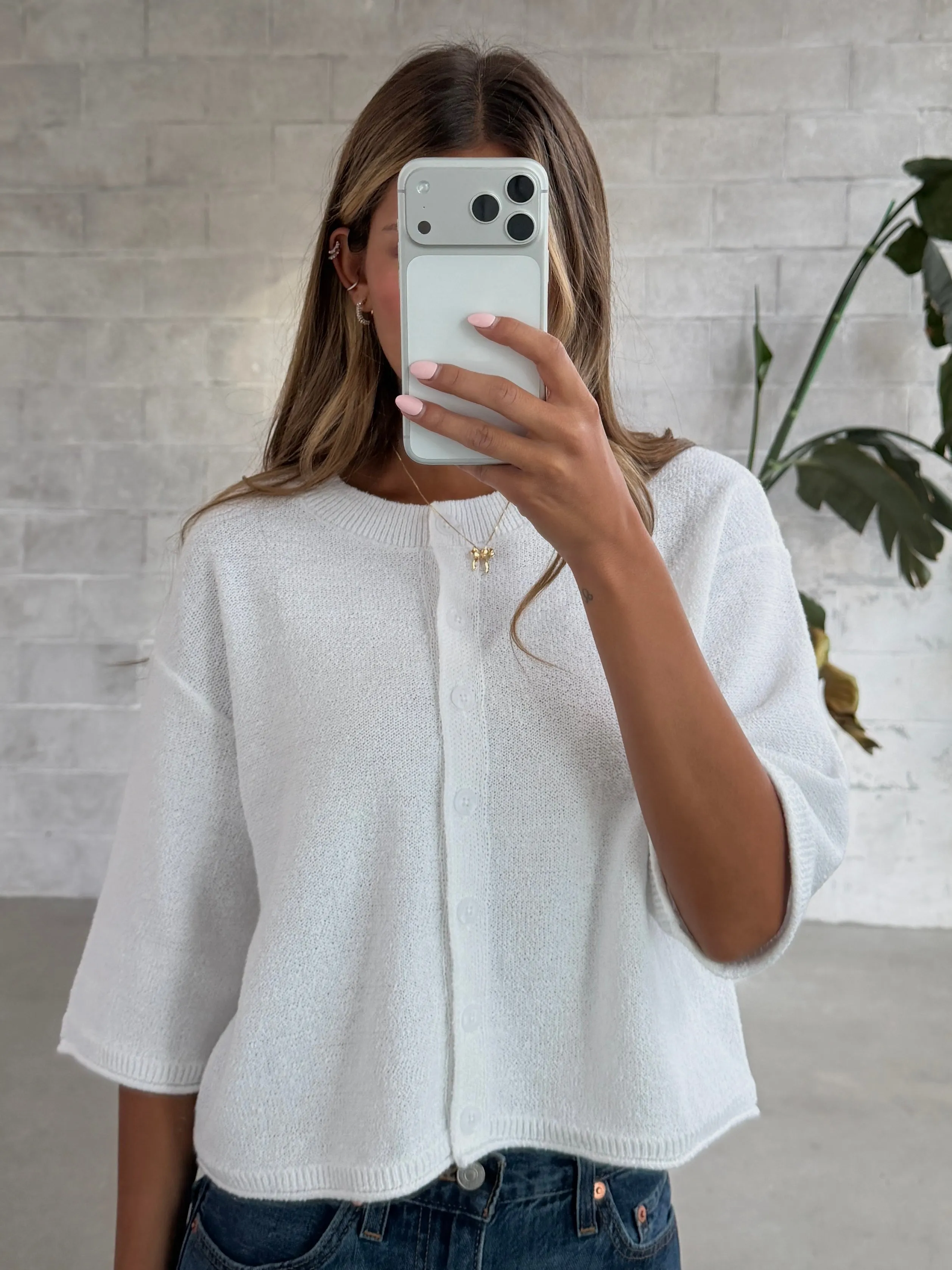 GENTLE FAWN Genevieve Button Front Knit Top sold by 27 Boutique product image thumbnail 2