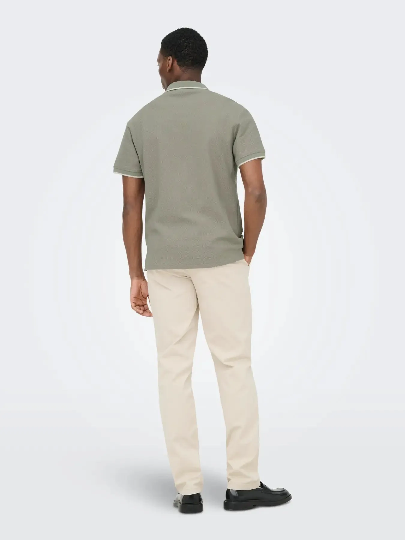 ONLY + SONS Short Sleeve Resort Polo Tee sold by 27 Boutique product image thumbnail 4
