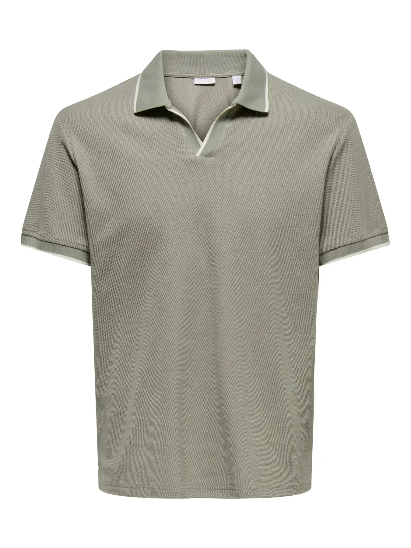 ONLY + SONS Short Sleeve Resort Polo Tee sold by 27 Boutique