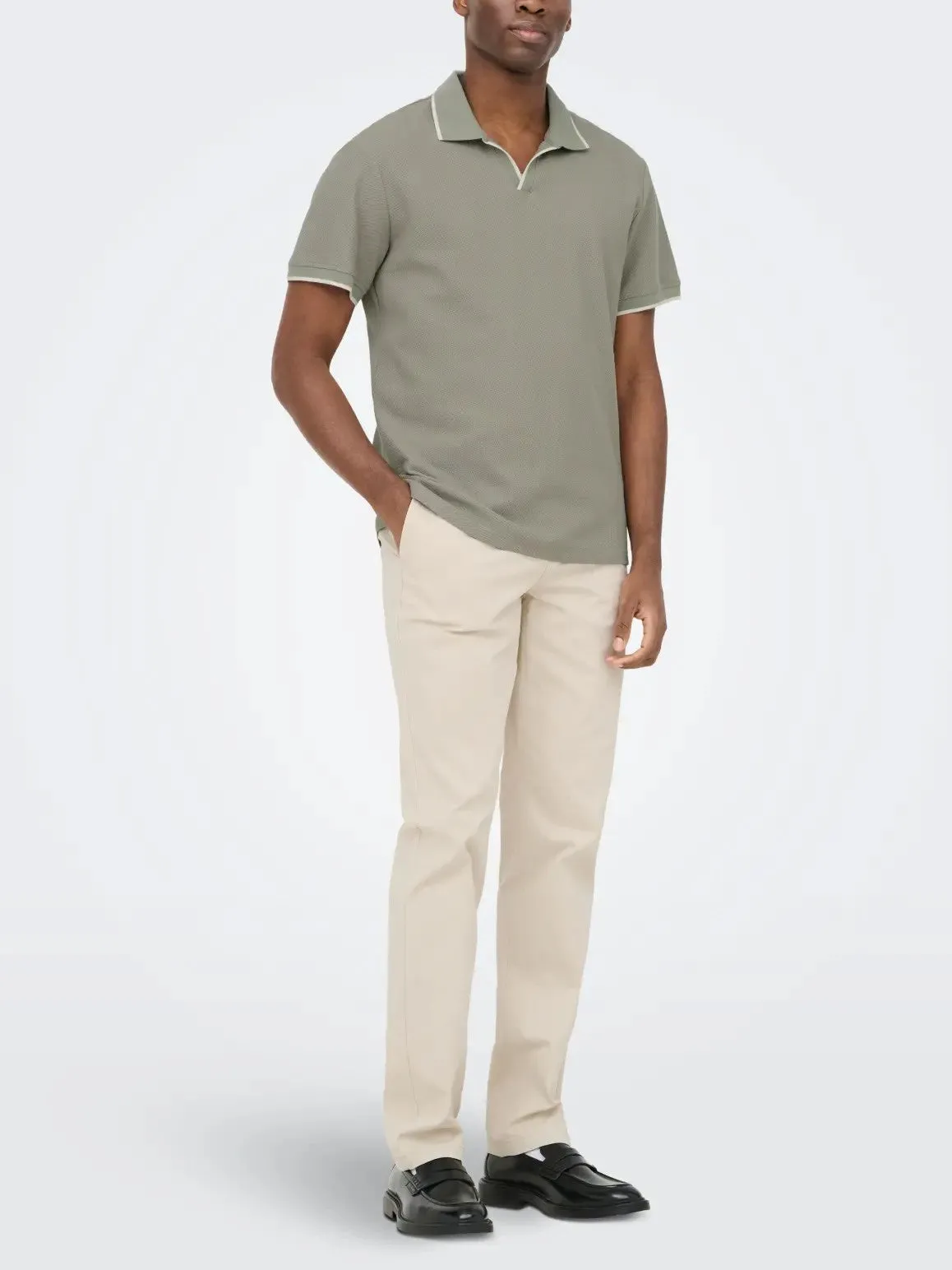ONLY + SONS Short Sleeve Resort Polo Tee sold by 27 Boutique product image thumbnail 5