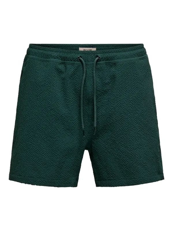 ONLY + SONS Men's Textured Swim Shorts made by ONLY & SONS