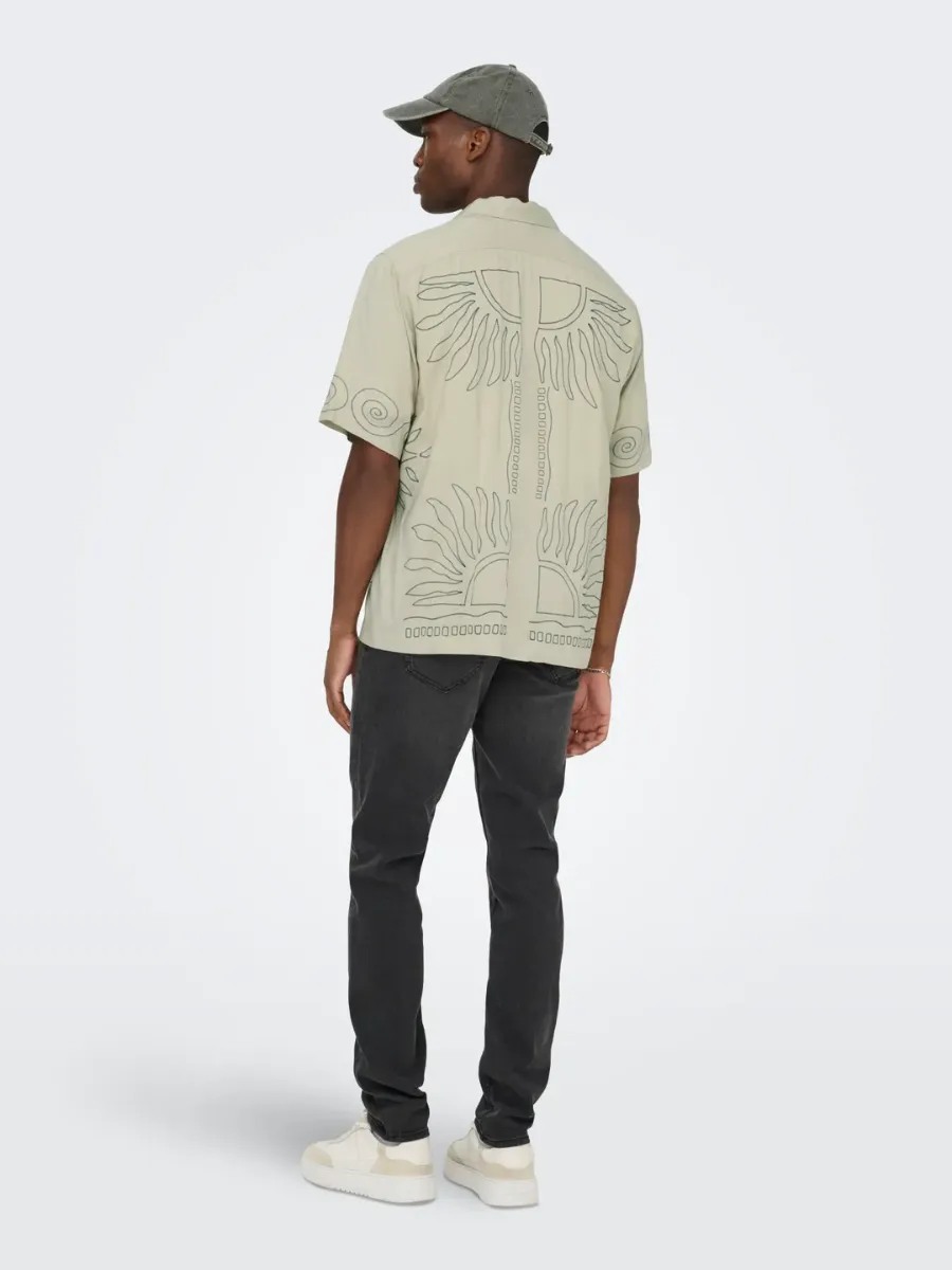 ONLY + SONS Wright Short Sleeve Button Up sold by 27 Boutique product image thumbnail 2