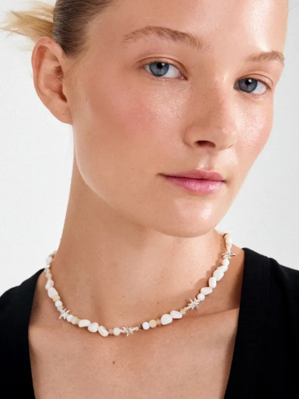 PILGRIM Prism Beaded Necklace made by Pilgrim