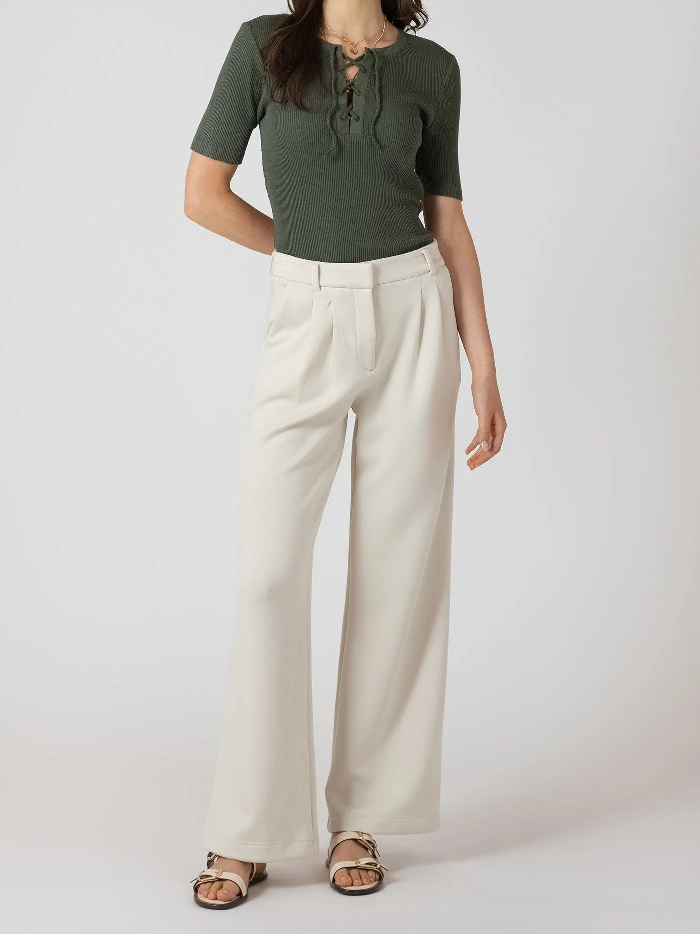 ROOM 34 Wide Leg Knit Trouser sold by 27 Boutique product image thumbnail 3