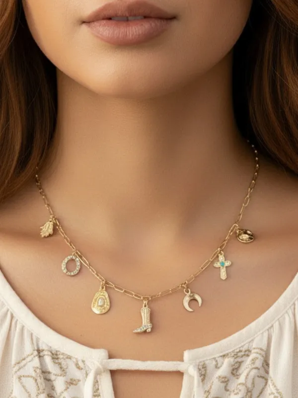 27 Western Charm Necklace made by 27 Boutique