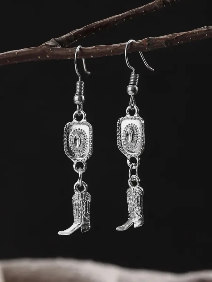 27 Western Cowboy Hat and Boot Earrings sold by 27 Boutique