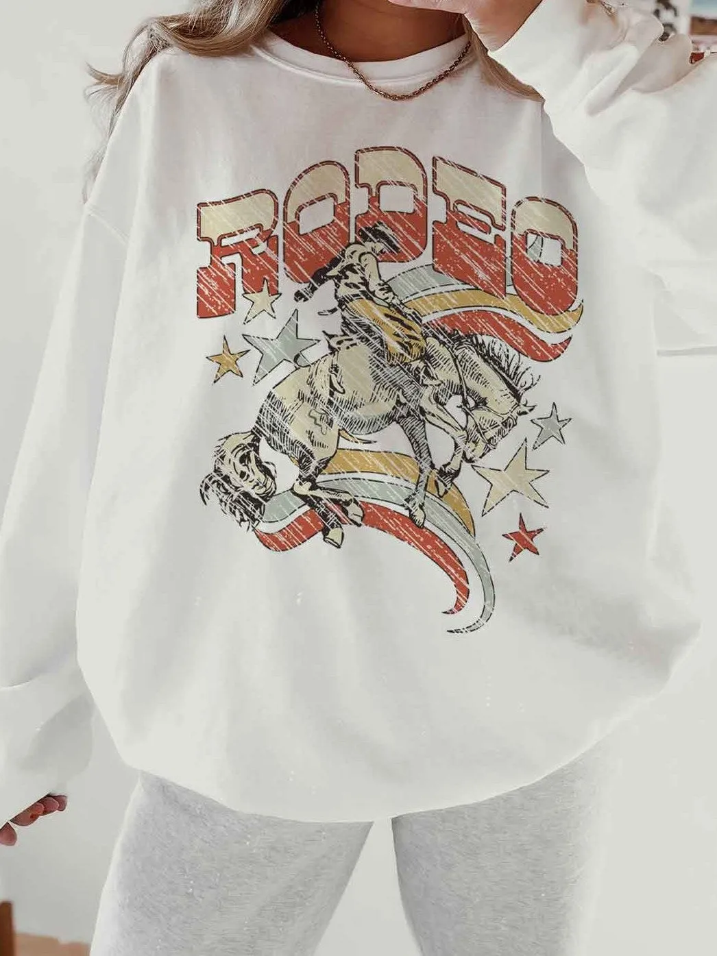 27 Rodeo Oversized Graphic Sweatshirt sold by 27 Boutique product image thumbnail 2
