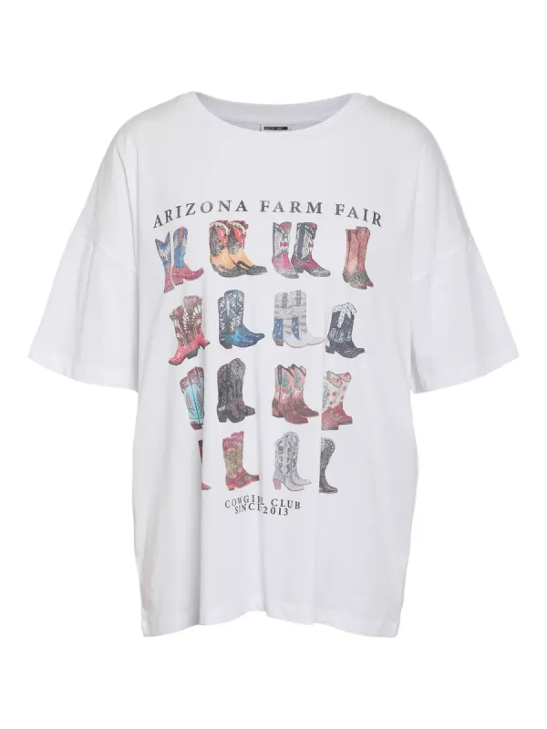 NOISY MAY "Cowgirl Club" Graphic Tee made by Noisy may