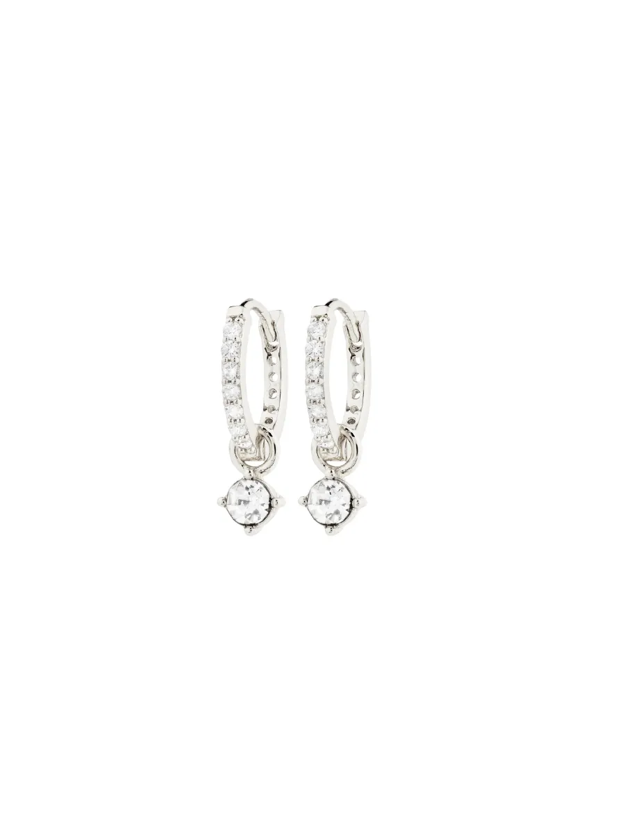 PILGRIM Joa Recycled Crystal Hoop Earrings sold by 27 Boutique product image thumbnail 2