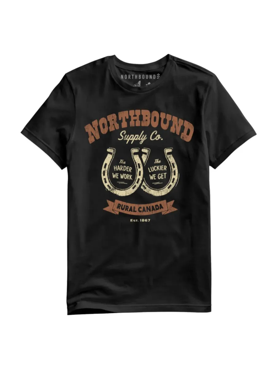 NORTHBOUND 'Work Hard, Get Lucky' T-Shirt sold by 27 Boutique