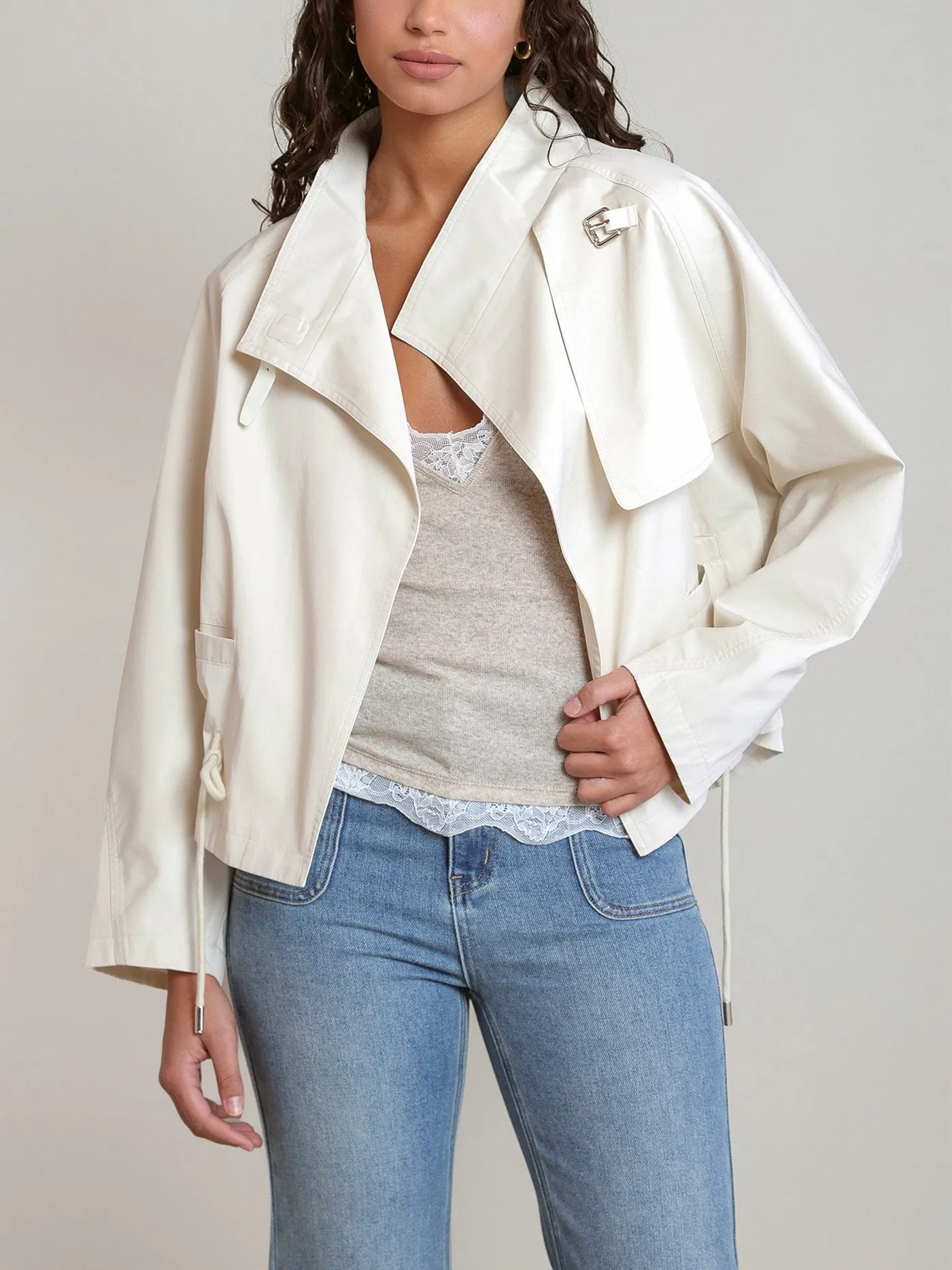 DEX Buckle Neck Short Jacket sold by 27 Boutique product image thumbnail 4
