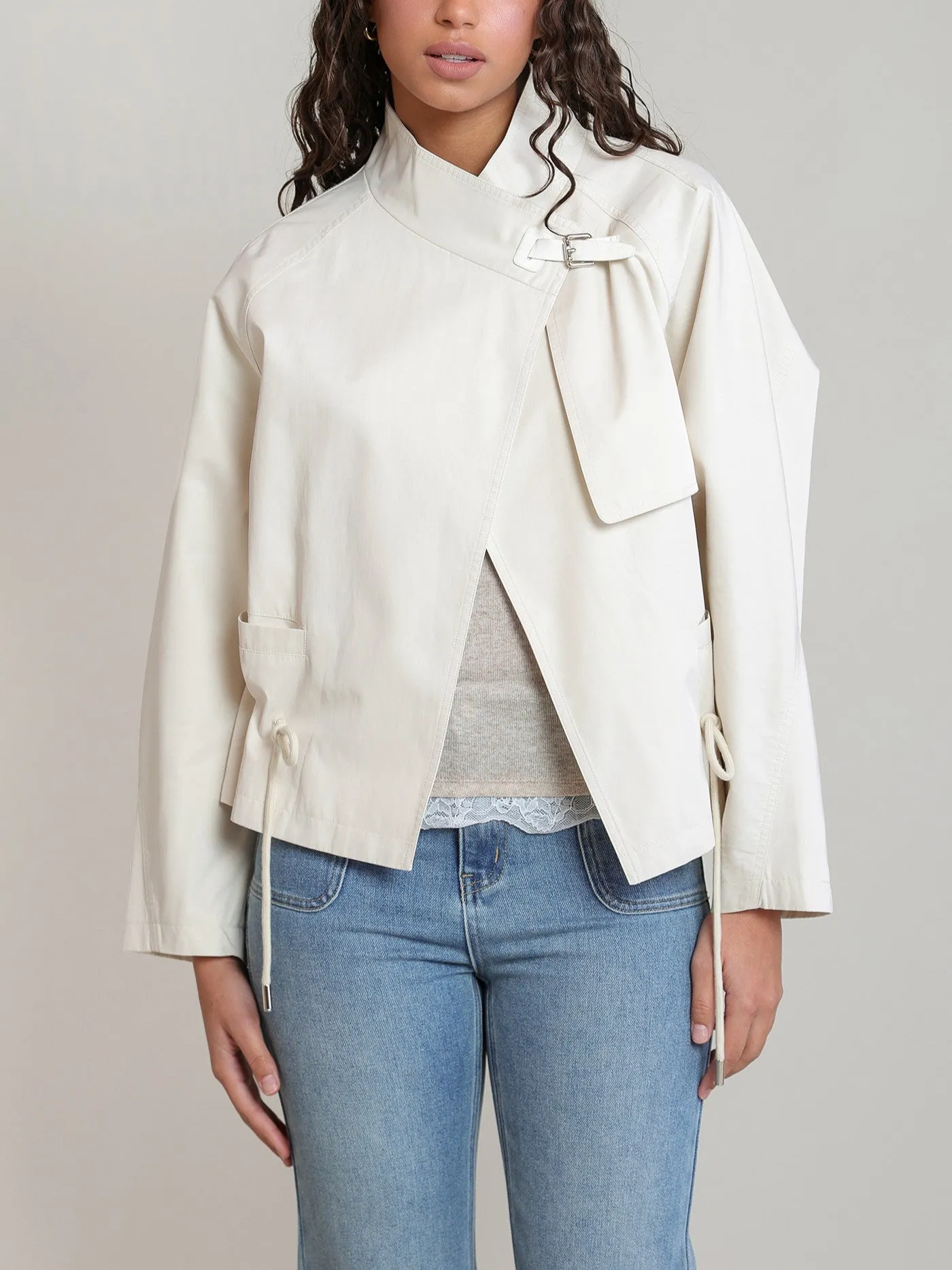 DEX Buckle Neck Short Jacket sold by 27 Boutique product image thumbnail 3