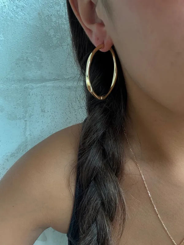 PILGRIM Presence Hoop Earrings made by Pilgrim