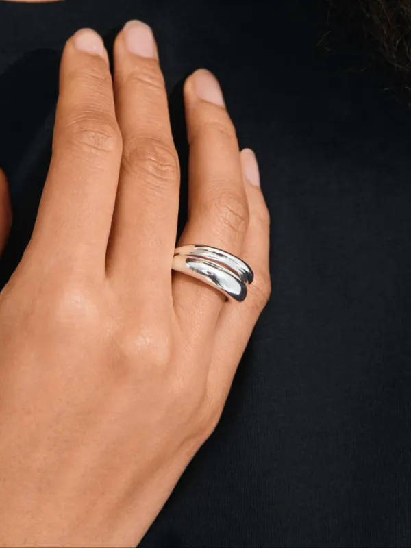 PILGRIM Kaisyn 2-IN-1 Ring Set made by Pilgrim