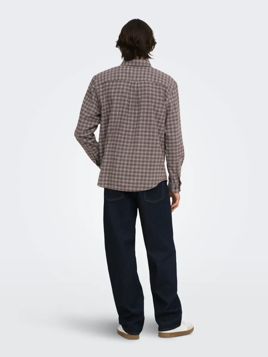 ONLY + SONS Loose Checked Long Sleeve Shirt sold by 27 Boutique product image thumbnail 3