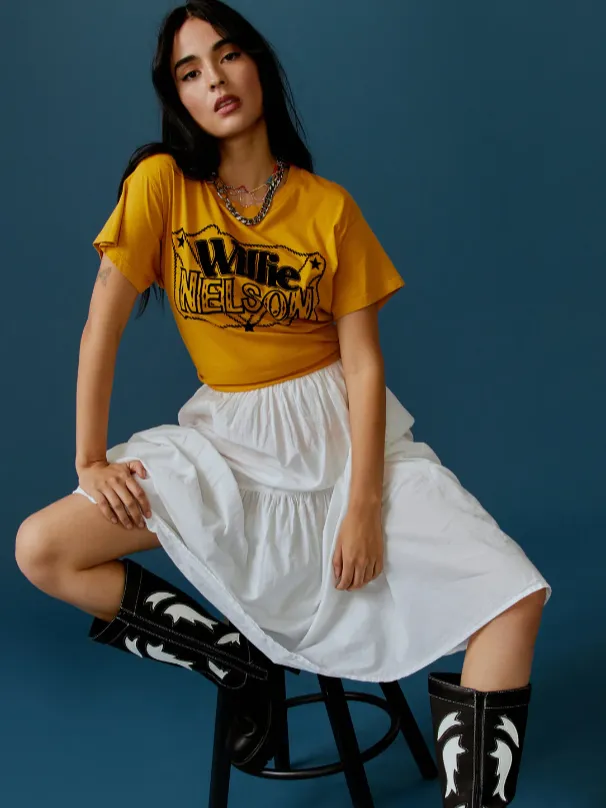 DAYDREAMER Willie Nelson Lasso Solo Tee sold by 27 Boutique