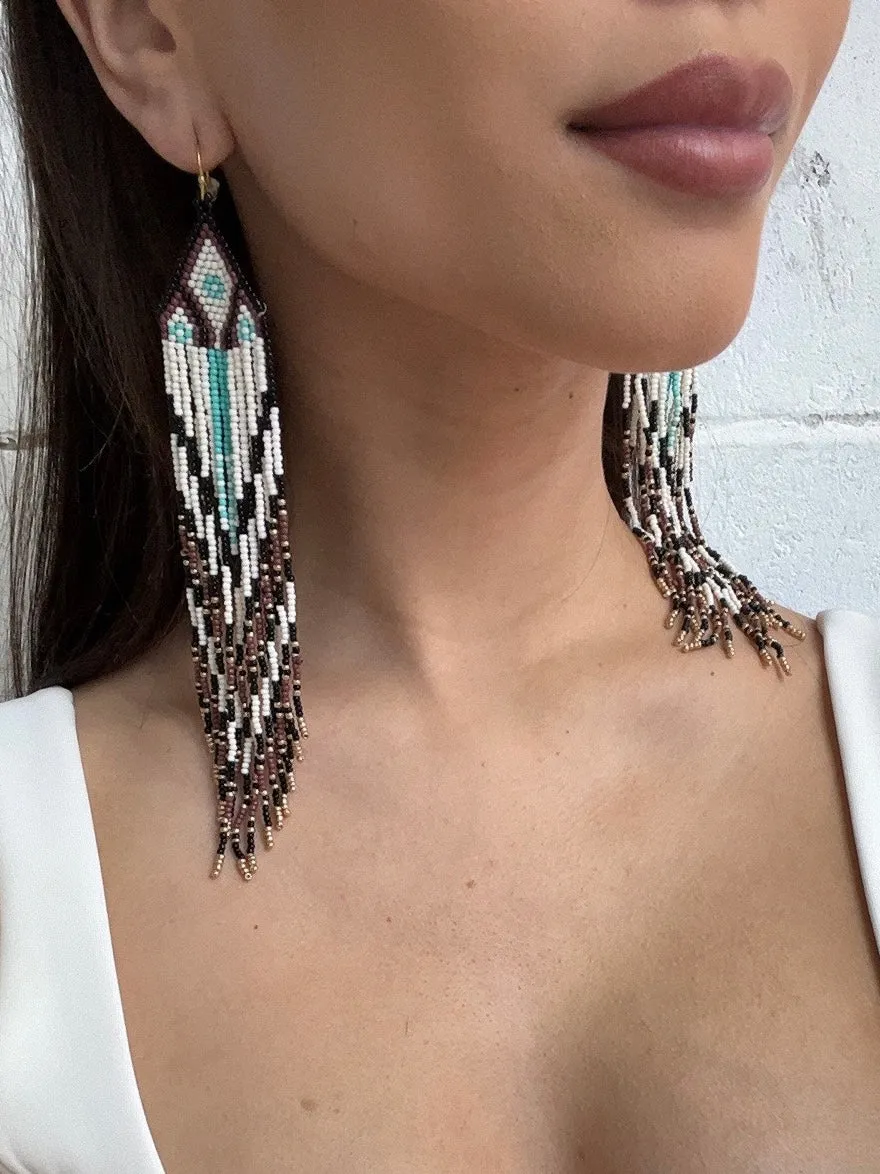 27 Western Bead Dangle Earrings sold by 27 Boutique product image thumbnail 4