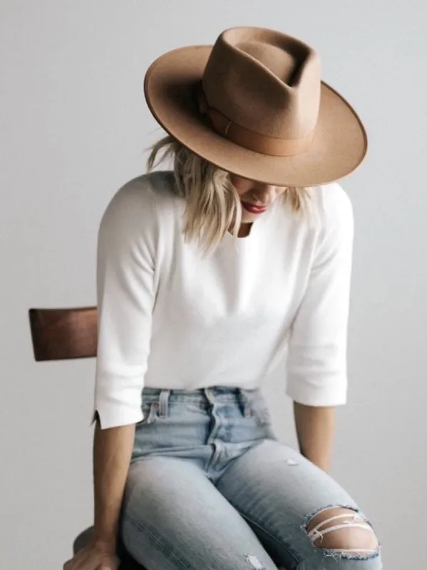 GIGI PIP Monroe Rancher Hat - Brown sold by 27 Boutique