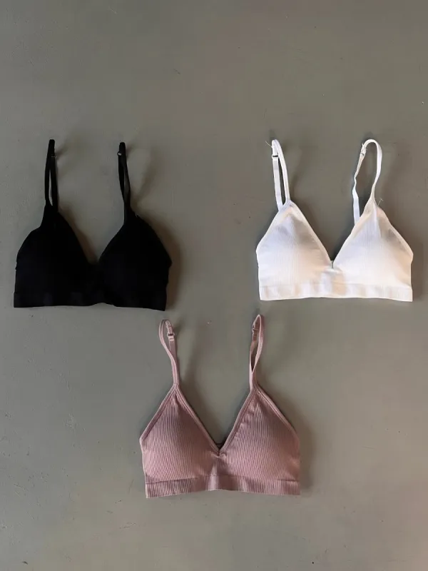 27 Ribbed Seamless Bralette sold by 27 Boutique
