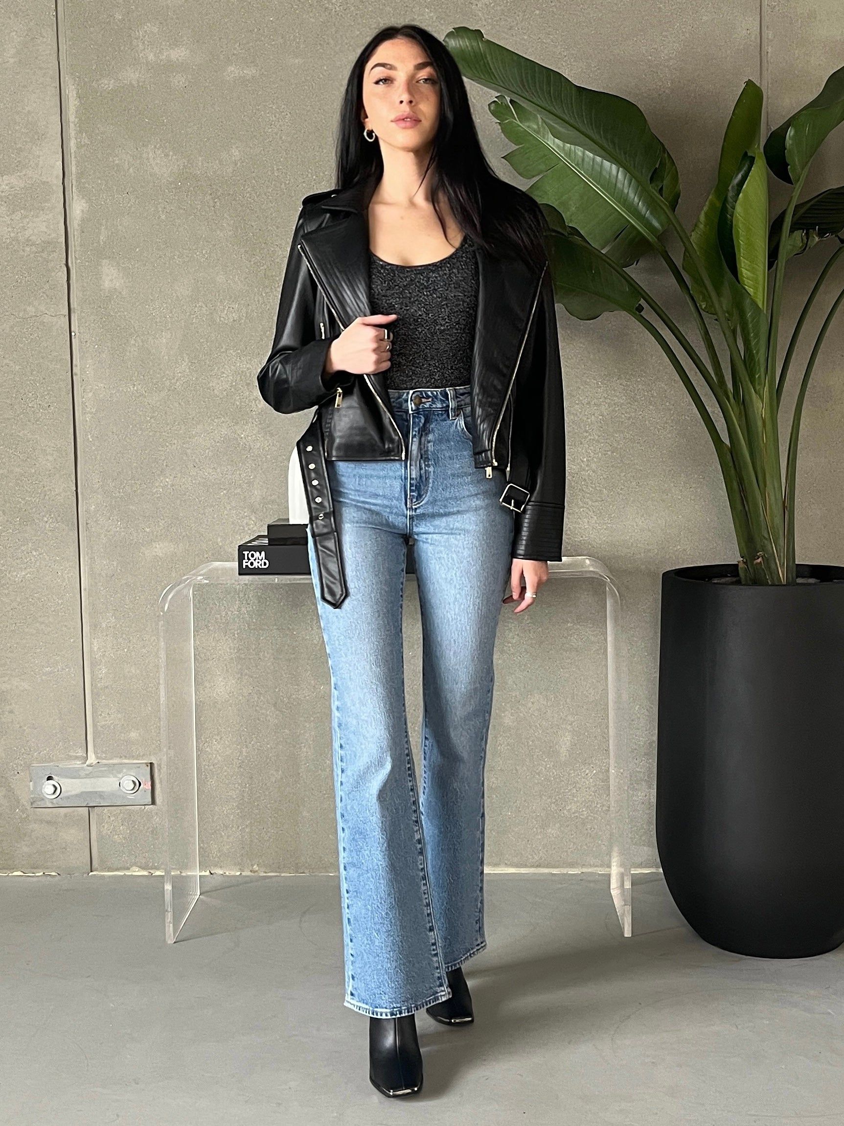 ONLY Hailey Faux Leather Biker Jacket sold by 27 Boutique product image thumbnail 3