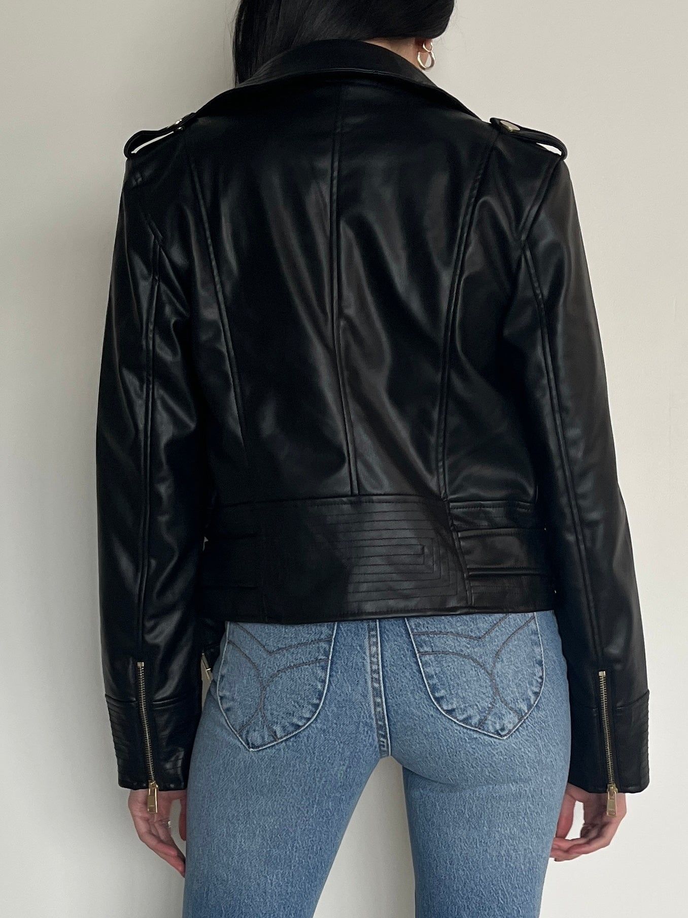 ONLY Hailey Faux Leather Biker Jacket sold by 27 Boutique product image thumbnail 5